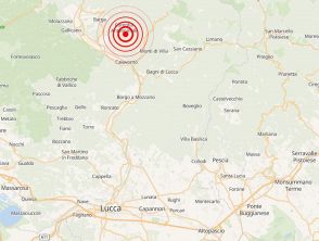 Terremoto a Coreglia Antelminelli in provincia di Lucca, scossa di magnitudo 3,2: la situazione