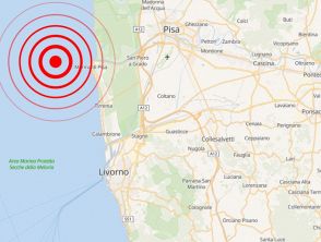 Terremoto in Toscana a Marina di Pisa di magnitudo 3,7, sisma avvertito anche a Livorno: la situazione