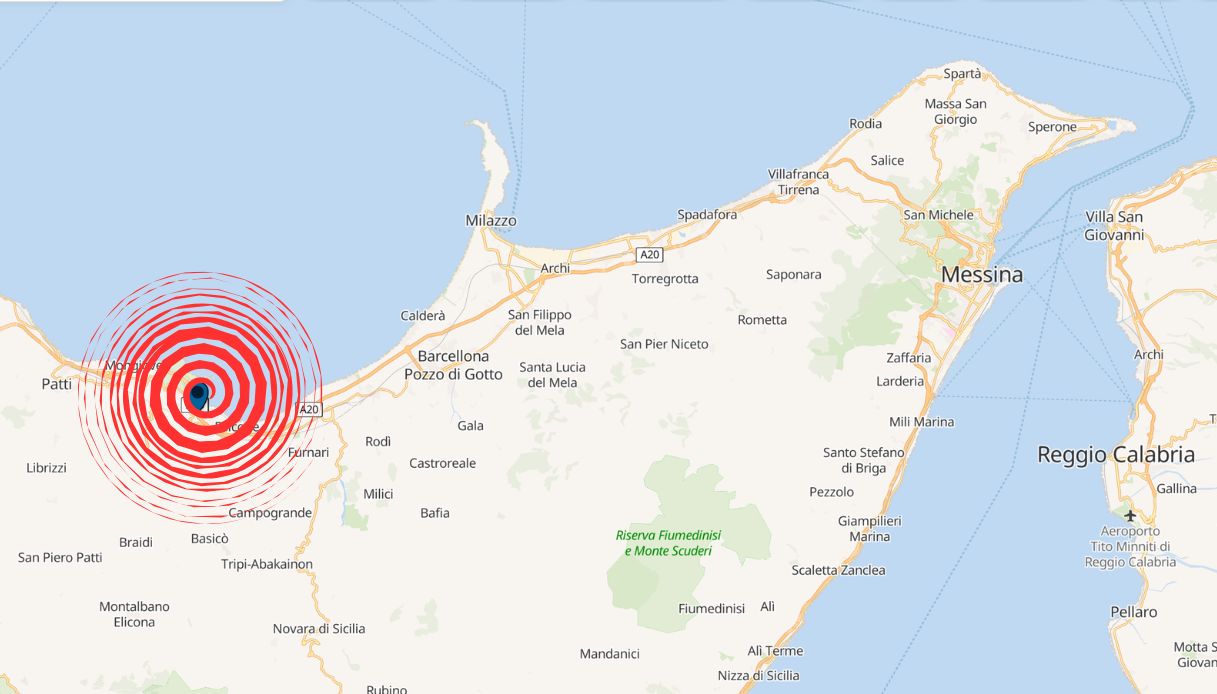 terremoto a oliveri vicino messina di magnitudo 37 paura tra i residenti 200 stato fortissimo da Virgilio.it terremoto a oliveri vicino messina di magnitudo 37 paura tra i residenti 200 stato fortissimo