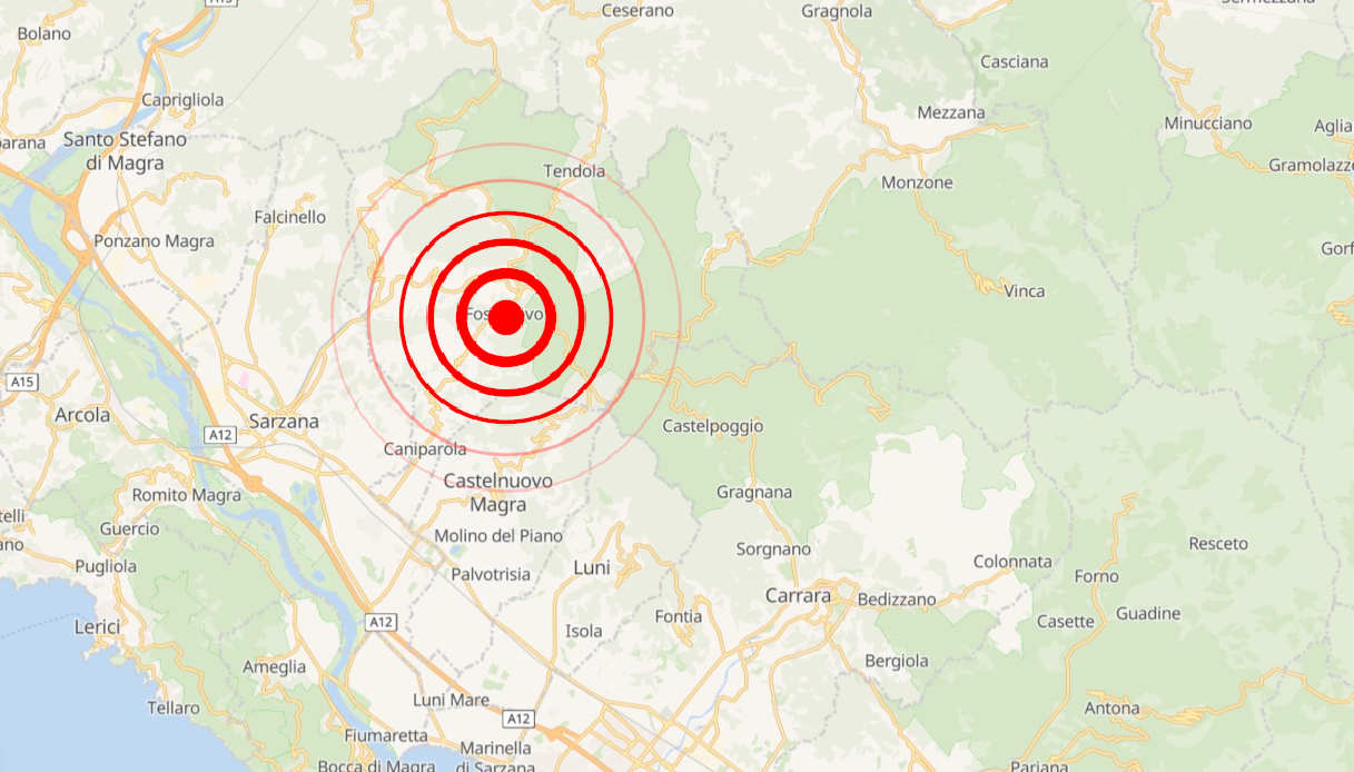 terremoto in toscana con epicentro a fosdinovo scossa di magnitudo 37 sentito un boato da Virgilio.it terremoto in toscana con epicentro a fosdinovo scossa di magnitudo 37 sentito un boato