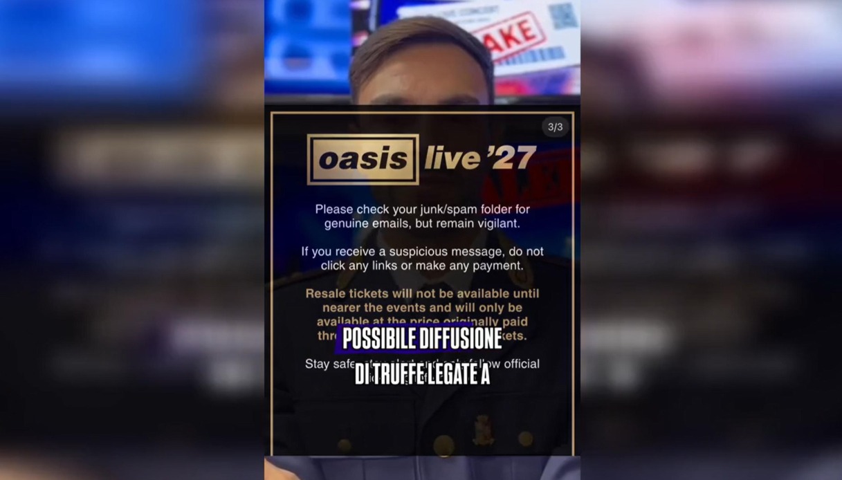 sui biglietti per i concerti gli oasis a roma occhio alle truffe online l allarme della polizia sui codici da Virgilio.it sui biglietti per i concerti gli oasis a roma occhio alle truffe online l allarme della polizia sui codici