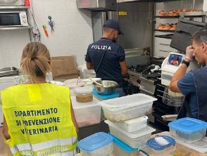 Maxi-sequestro di alimenti a Catania, 210 chili di cibo distrutti: quasi 10mila euro di multe