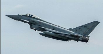 drone abbattuto Lituania caccia italiani Eurofighter