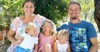 Famiglia nel bosco