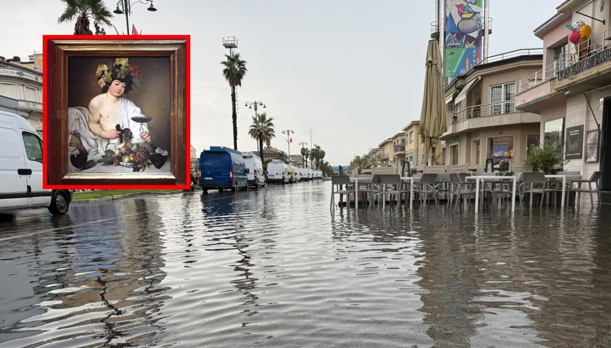 maltempo in toscana fulmini e strade allagate agli uffizi a firenze piove sulla teca del bacco di caravaggio da Virgilio.it maltempo in toscana fulmini e strade allagate agli uffizi a firenze piove sulla teca del bacco di caravaggio
