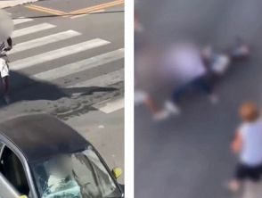 Colpisce auto e persone con la spranga a Martina Franca, parabrezza distrutti e 4 feriti: fermato dai passanti