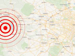 Terremoto a Giaveno vicino a Torino con scossa di magnitudo 2,2: 