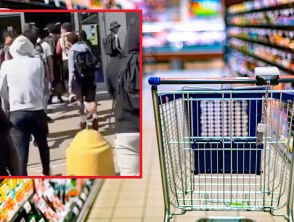 Supermercato assaltato da 50 giovani dopo la scuola, furti a raffica nelle corsie e video sui social