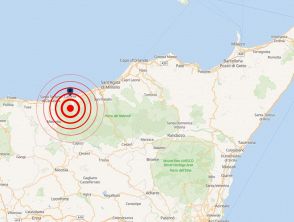 Terremoto a Caronia in provincia di Messina, magnitudo 3,1 e 