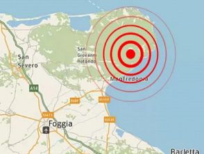 Scossa di terremoto nel Golfo di Manfredonia di magnitudo 3,2, è la 48esima dall'inizio del 2026
