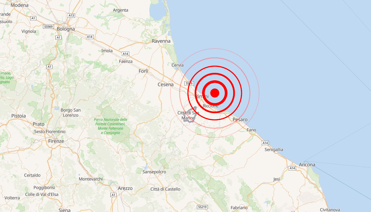 terremoto a rimini di magnitudo 32 scossa avvertita dai cittadini lungo la costa romagnola la situazione da Virgilio.it terremoto a rimini di magnitudo 32 scossa avvertita dai cittadini lungo la costa romagnola la situazione