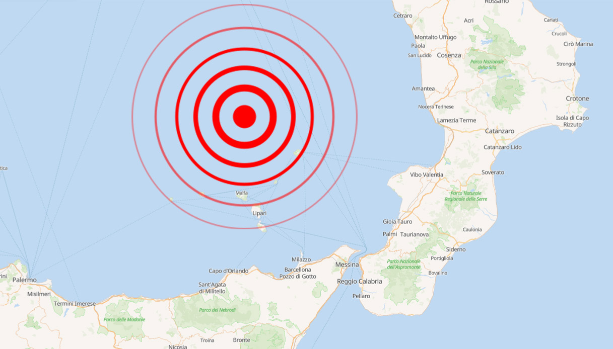 terremoto al largo delle isole eolie di magnitudo 47 in provincia di messina epicentro in pieno mar tirreno da Virgilio.it terremoto al largo delle isole eolie di magnitudo 47 in provincia di messina epicentro in pieno mar tirreno