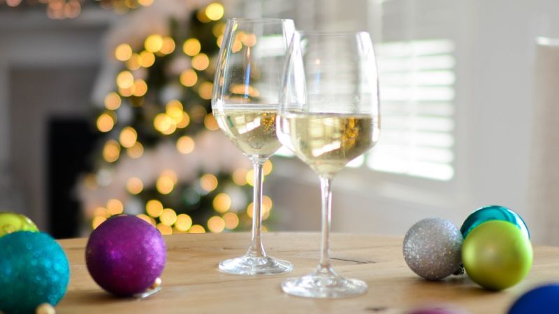 UPKOCH 12pz Magnetico per Bicchiere di Vino incanta identificatore di marcatori di Fascino per Natale Champagne Vino per la Festa di Capodanno