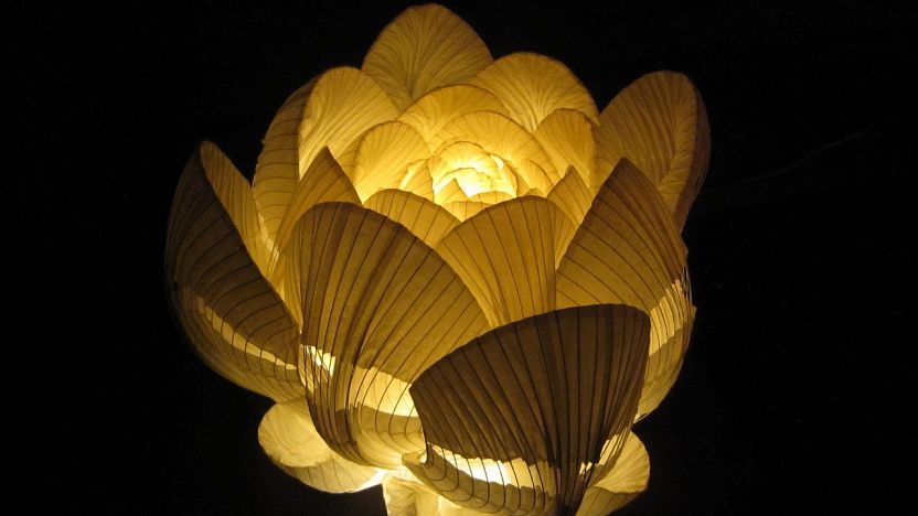 Lampade di carta: arredare con le luci in stile giapponese