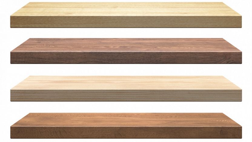 scaffali in legno
