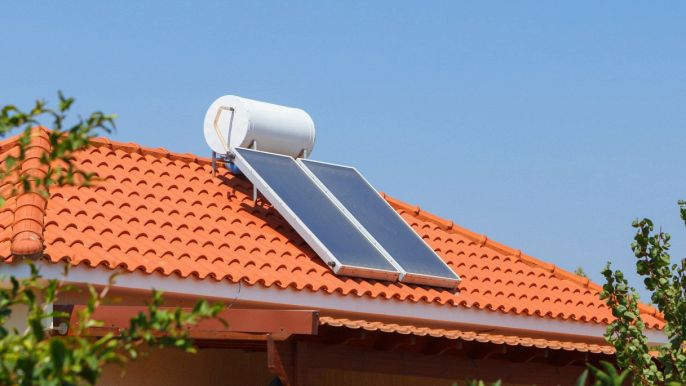 Impianto solare termico in inverno