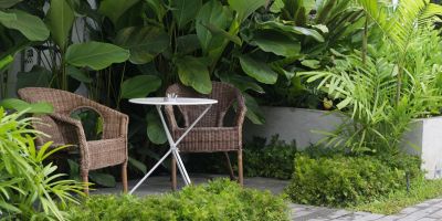 angolo relax in giardino o in balcone
