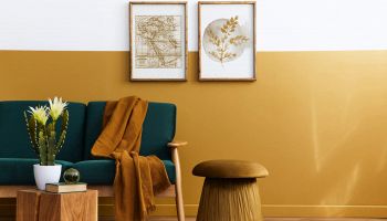 giallo ocra abbinamenti pareti