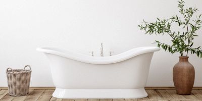 bagno in stile scandinavo