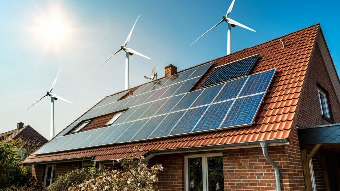 impianto fotovoltaico ed eolico