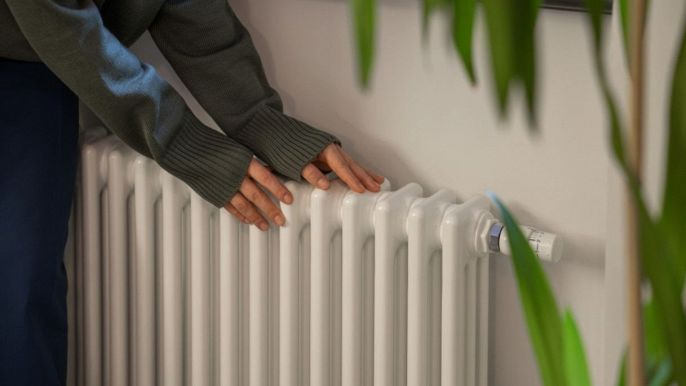 termosifone caldo