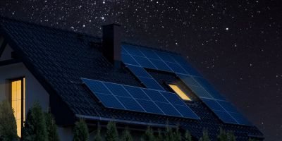 fotovoltaico di notte