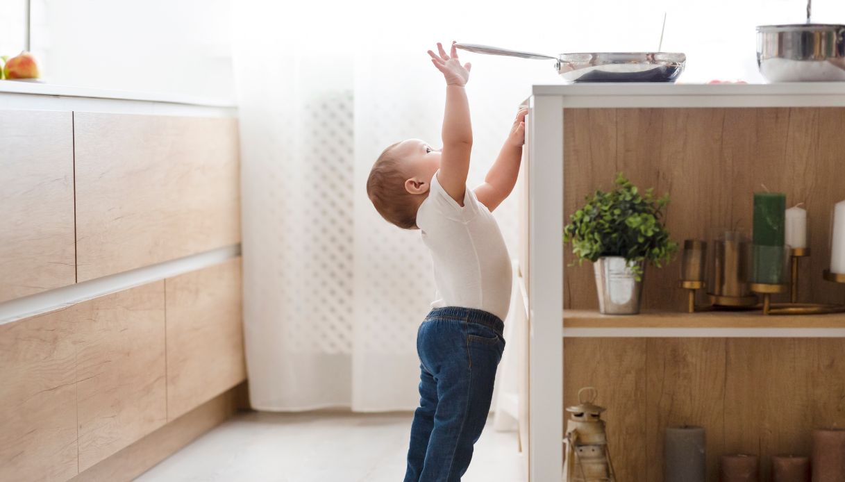 Pericoli bambini in cucina