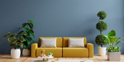 Un soggiorno arredato con i colori fortunati del feng shui nel 2025