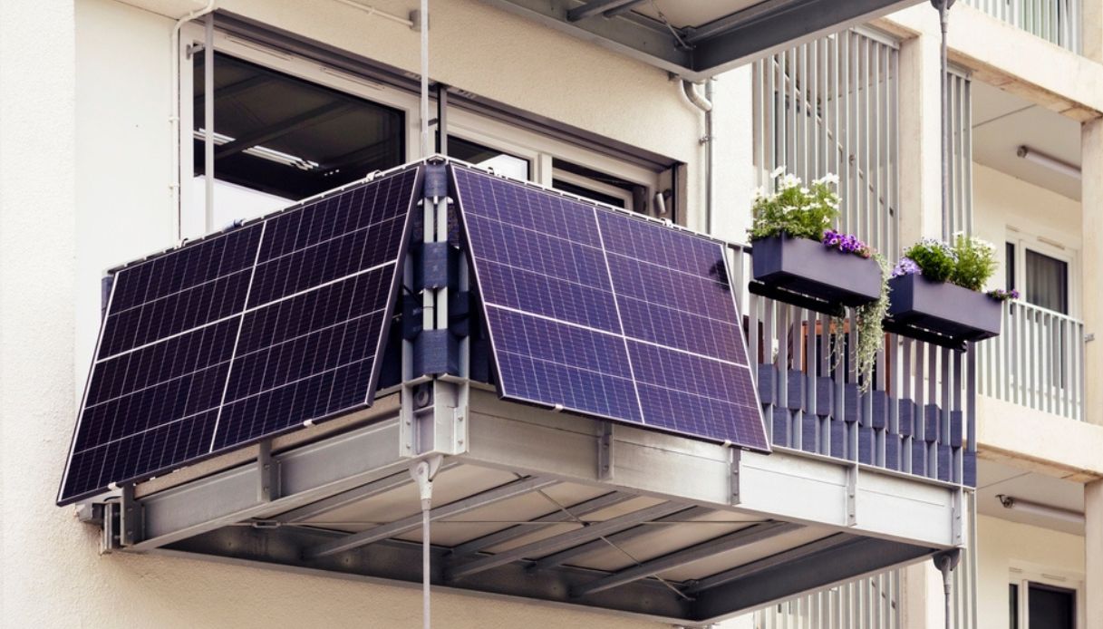 pannelli fotovoltaici da balcone
