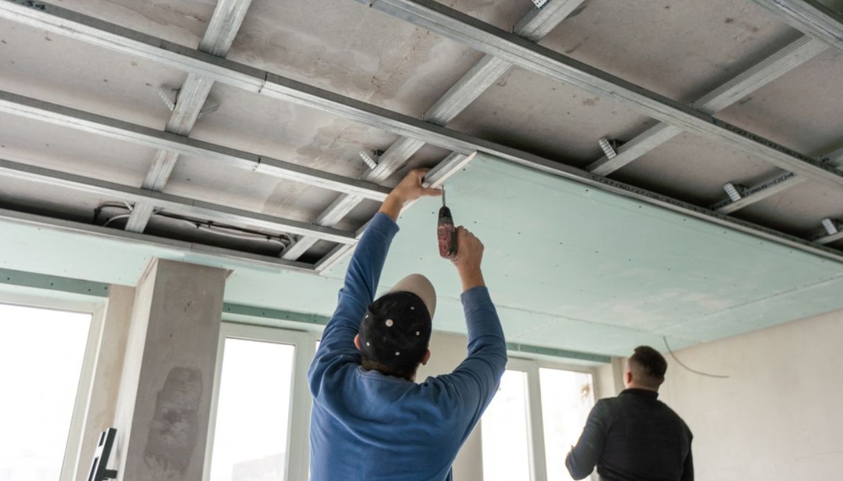 Cartongesso in controsoffitto