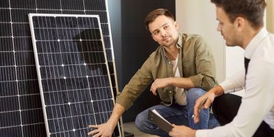 persona che sceglie il fotovoltaico per la sua casa