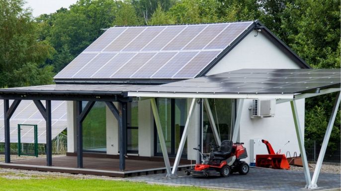 pergola fotovoltaica