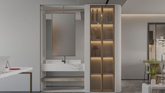 bagno in resina