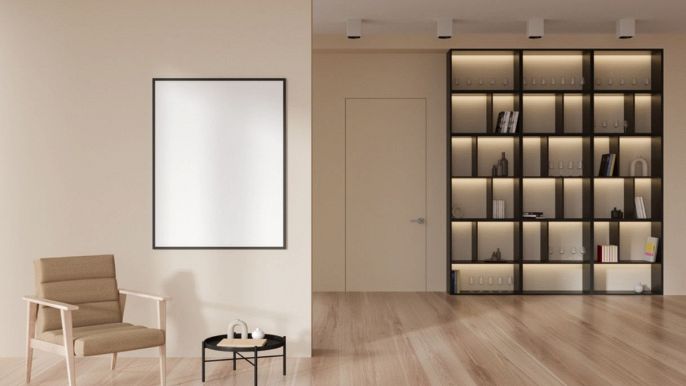 porta filo muro invisibile