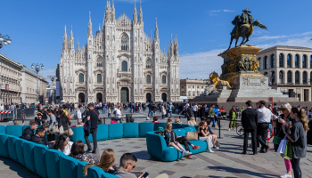 allestimento in piazza duomo