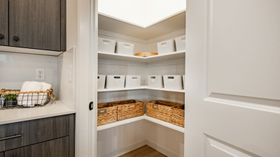 cucina con dispensa