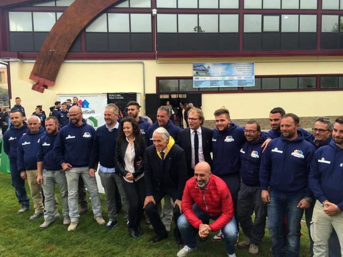 Inaugurato ad Amatrice il palazzetto dello sport