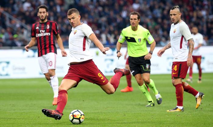 Dzeko-Florenzi, Roma vince 2-0 Secondo ko di fila per il Milan