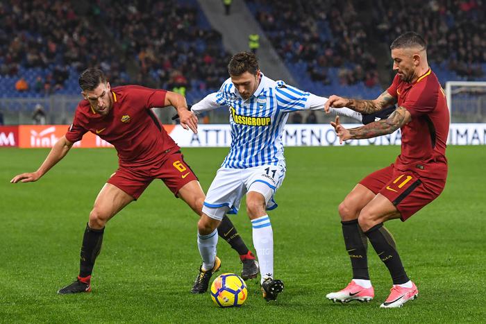La Roma batte Spal 3-1 Dzeko torna al gol