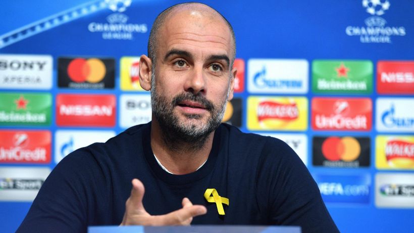 Guardiola chiare il significato del nastro giallo