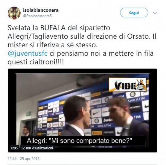 Inter-Juve, da Tagliavento al fratello di Orsato: polemica social