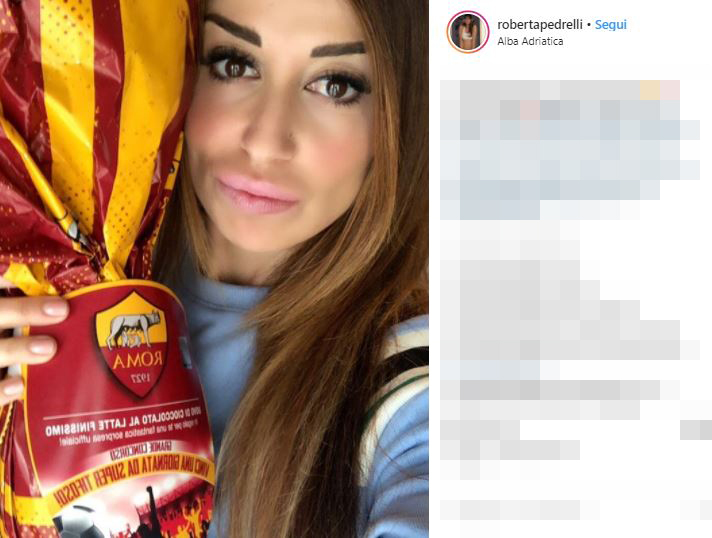 Roberta Pedrelli, la tifosa giallorossa fa impazzire Instagram