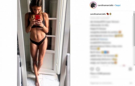 Lady Cassano, che silhouette! Lo scatto è super sexy