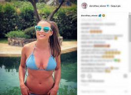 Dorothea Wierer, dalla neve... al bikini. E i fan si sciolgono