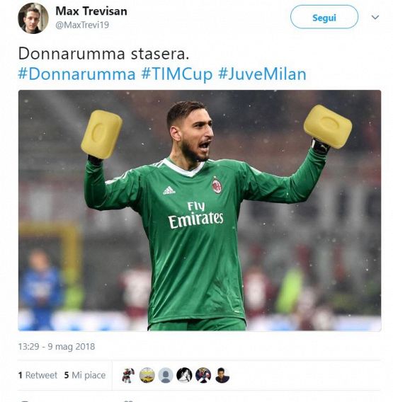 Disastro Donnarumma, social scatenati