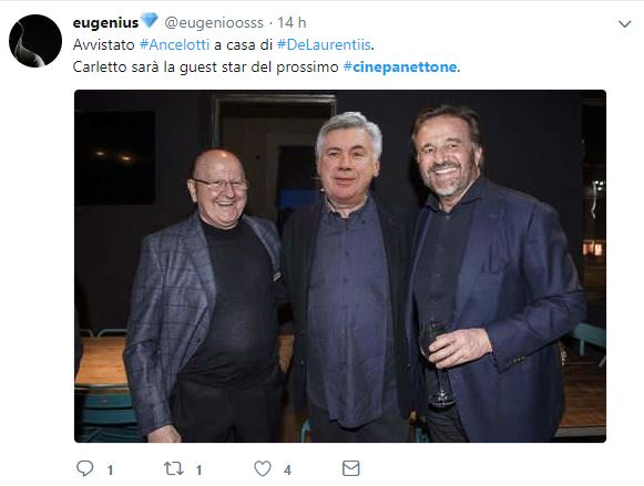 Ancelotti-Napoli: sui social esplode l'ironia