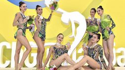 Europei ritmica: Farfalle azzurre d'argento