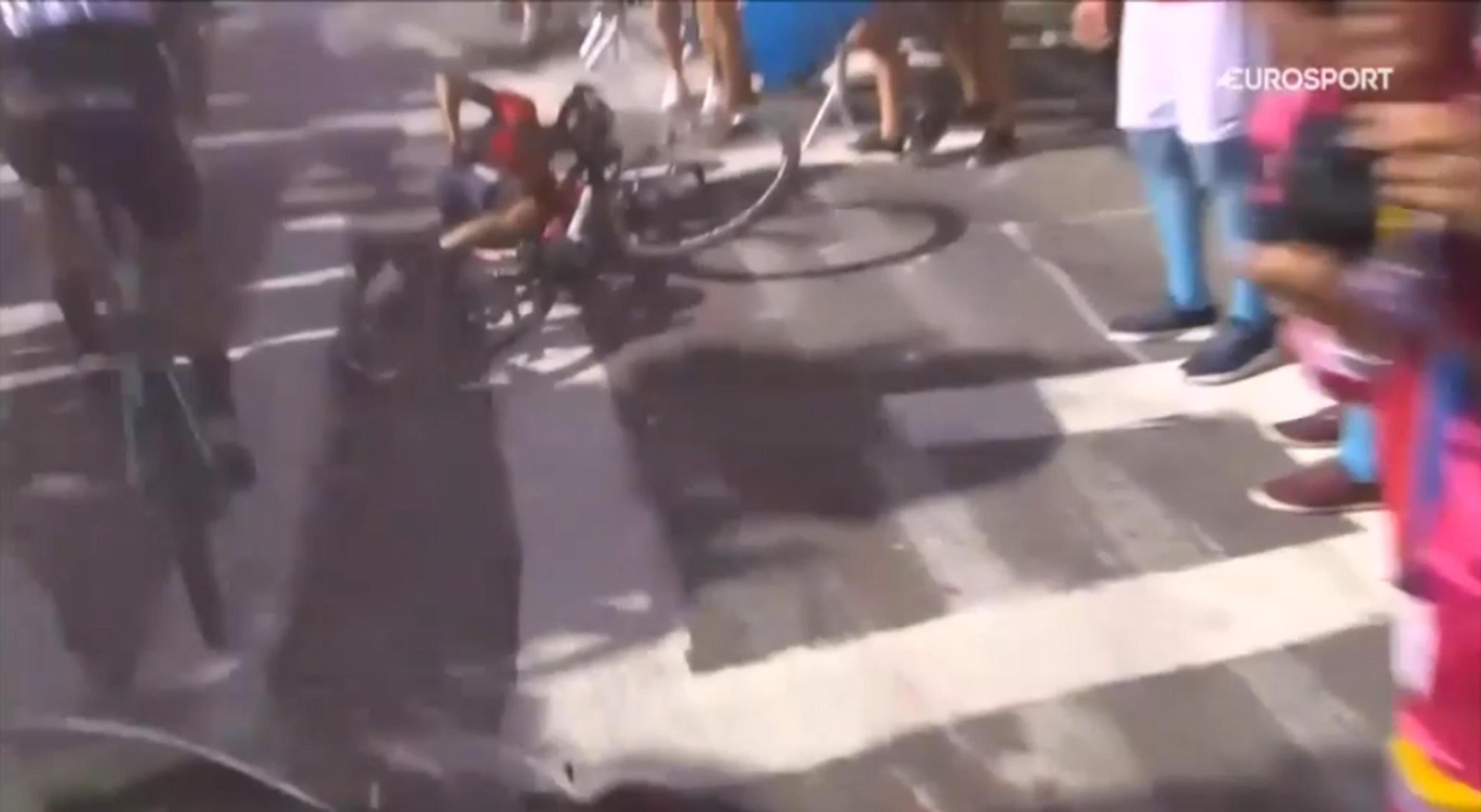 La caduta di Nibali al Tour de France. Trovato il colpevole