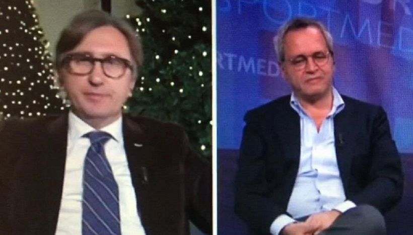 Mentana-Auriemma, veleno sulla Juve per gli episodi del derby