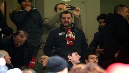 Salvini stavolta non critica Gattuso e brinda con ravioli e vino
